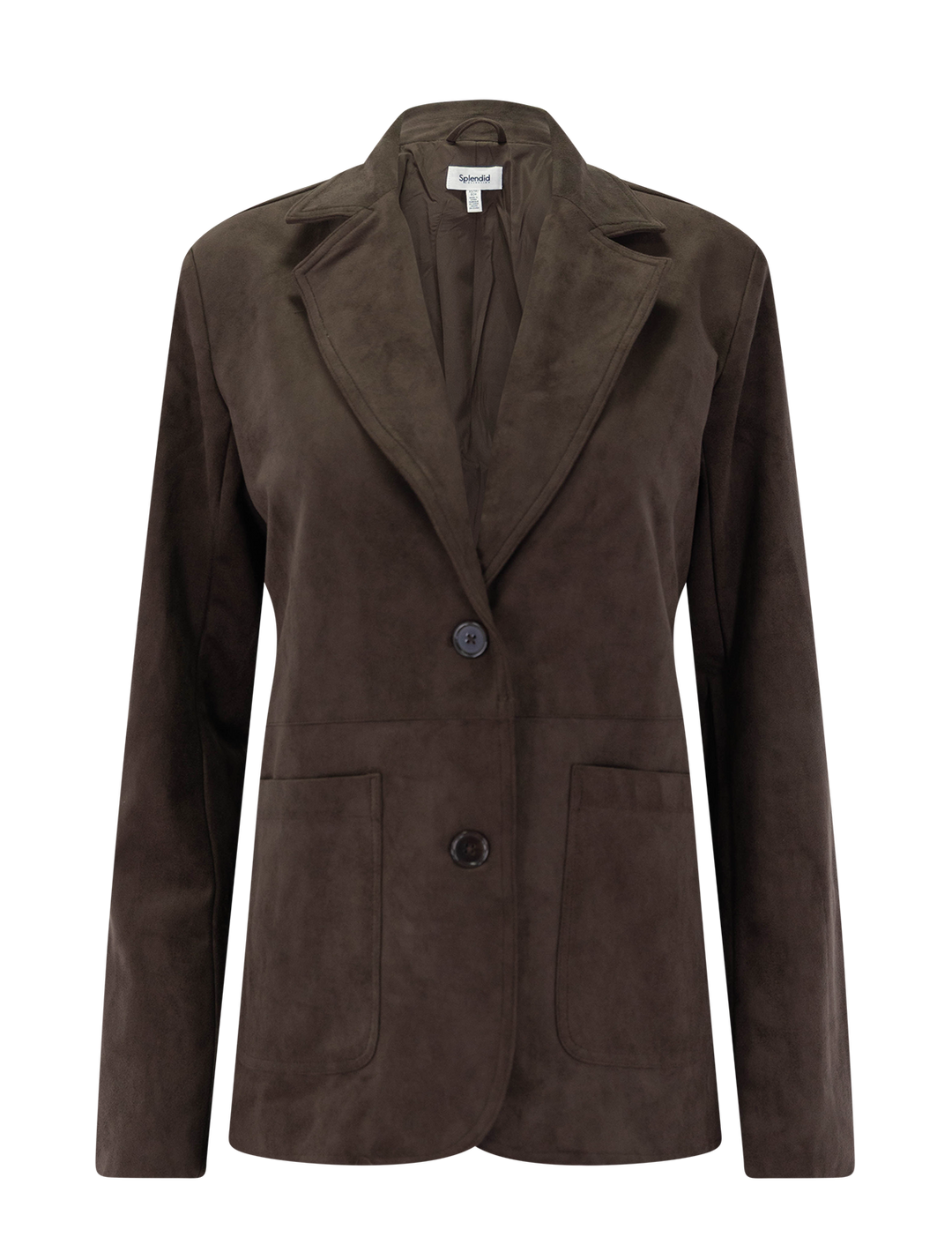 ryder suede blazer in java