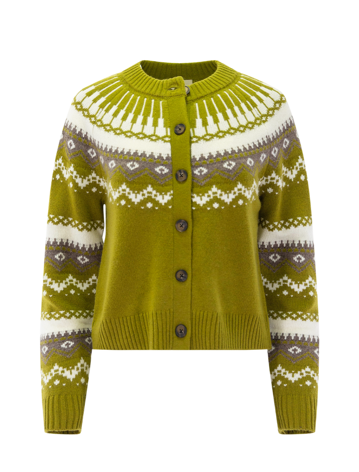 gamori cardigan in olive