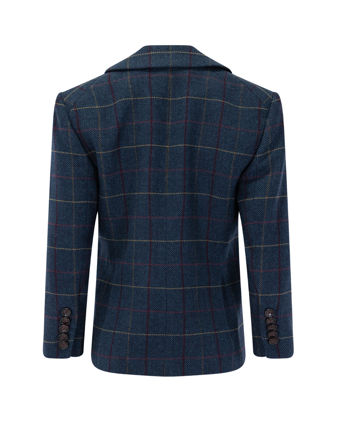 schoolboy blazer in teal plaid