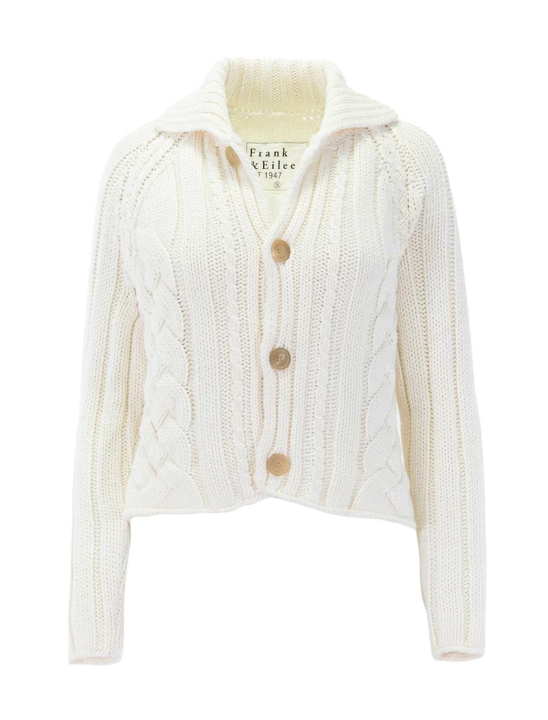 mini cotswolds cardigan in ivory