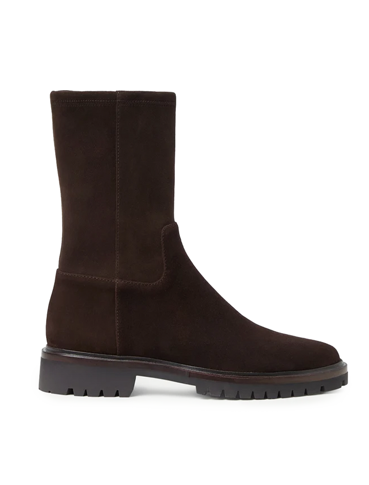 danny boots in tmoro stretch suede