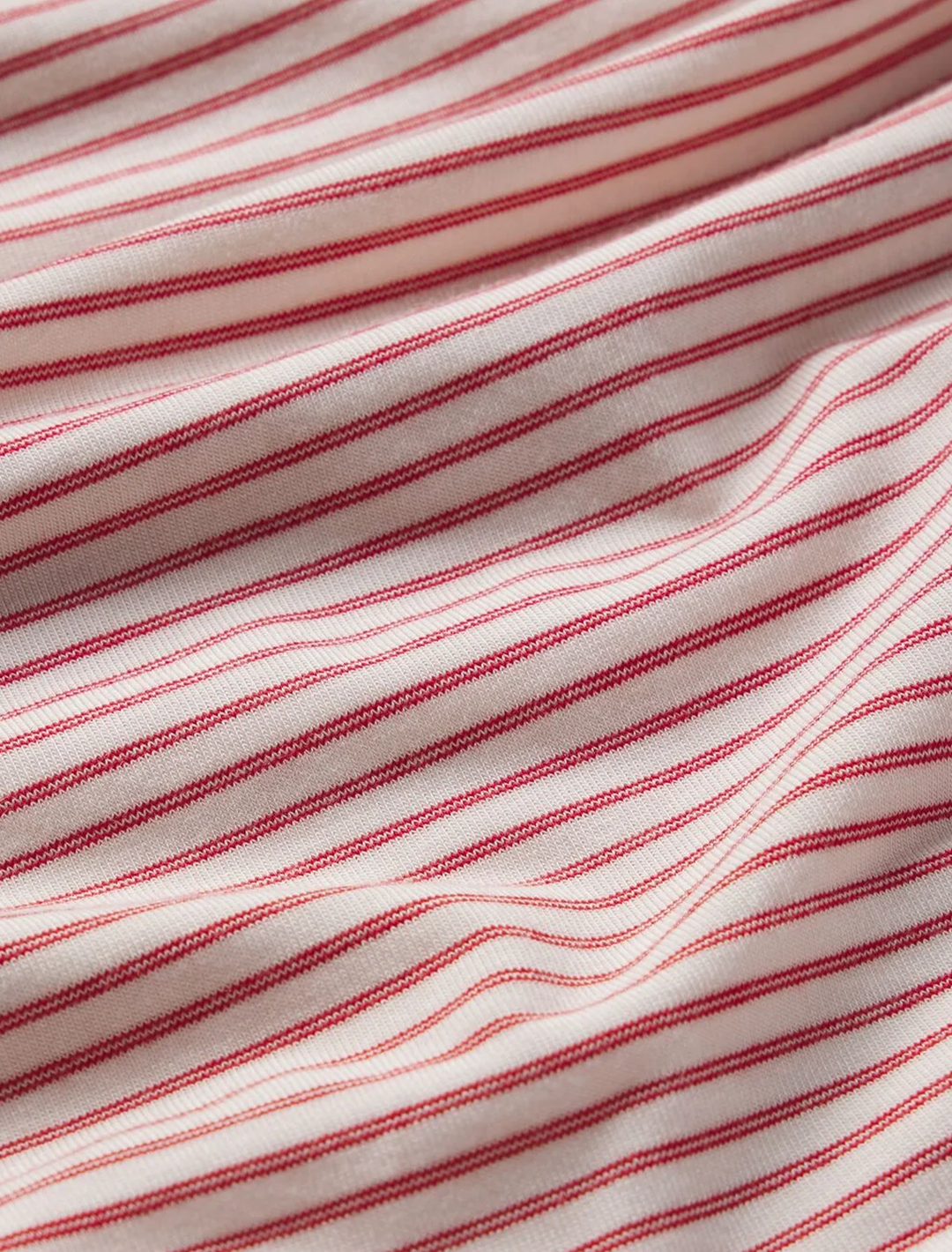 gisele pajama set in holly red stripe print