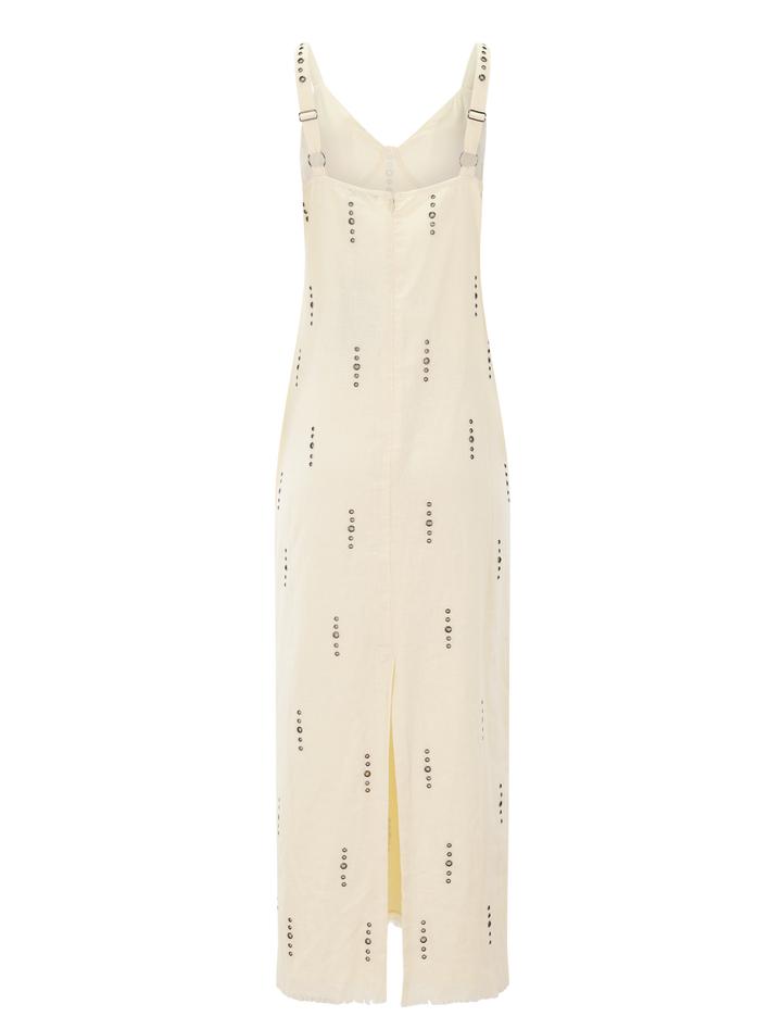 aubrey dress in ivory