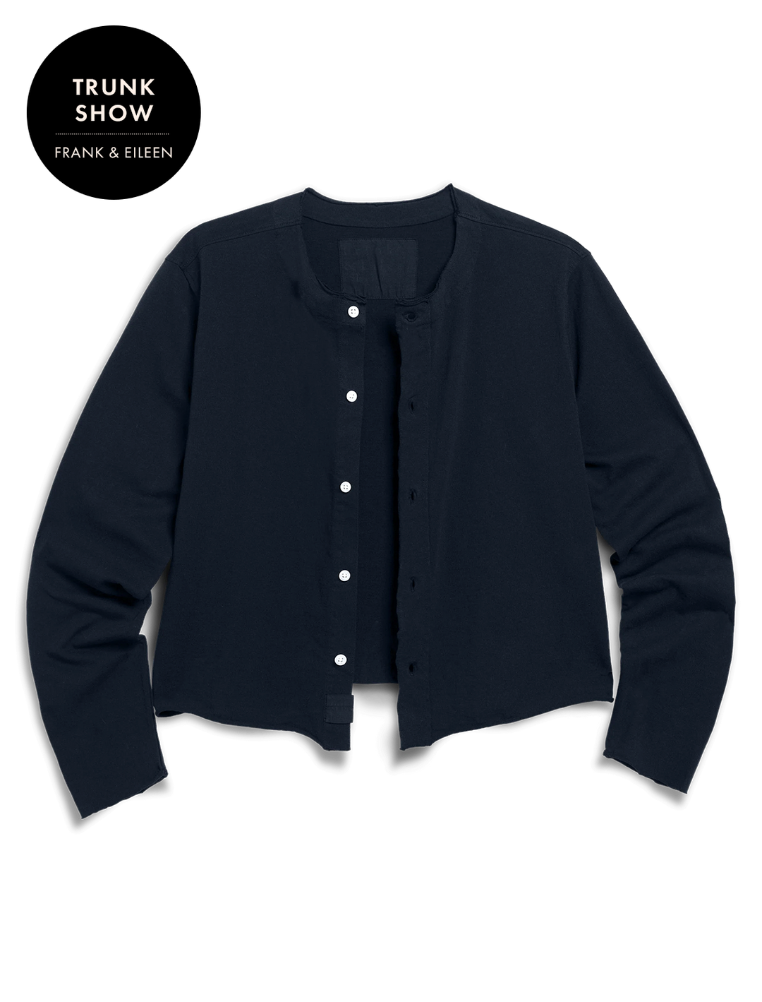 jackie t-shirt cardigan in british royal navy