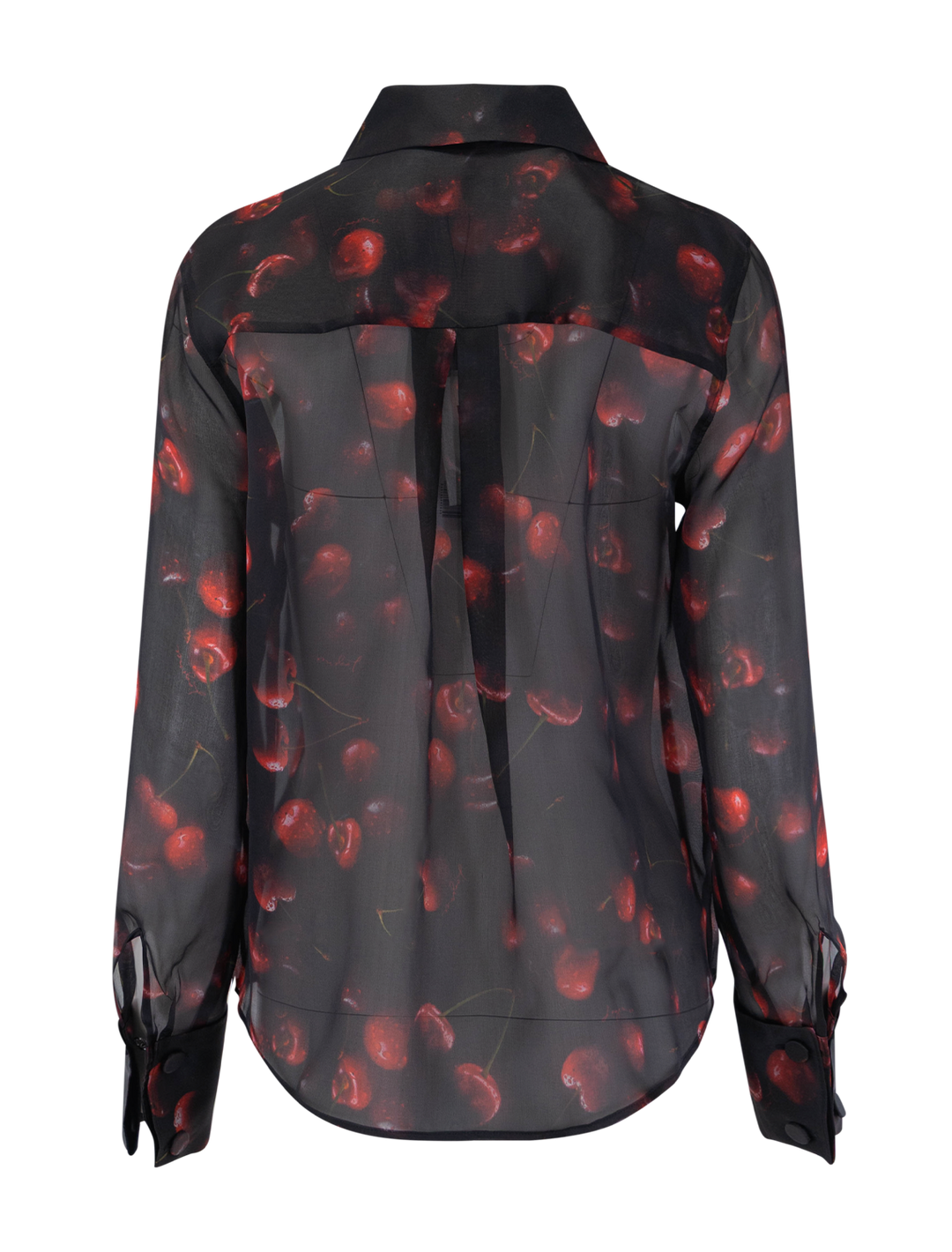 sona blouse in cherry crush print