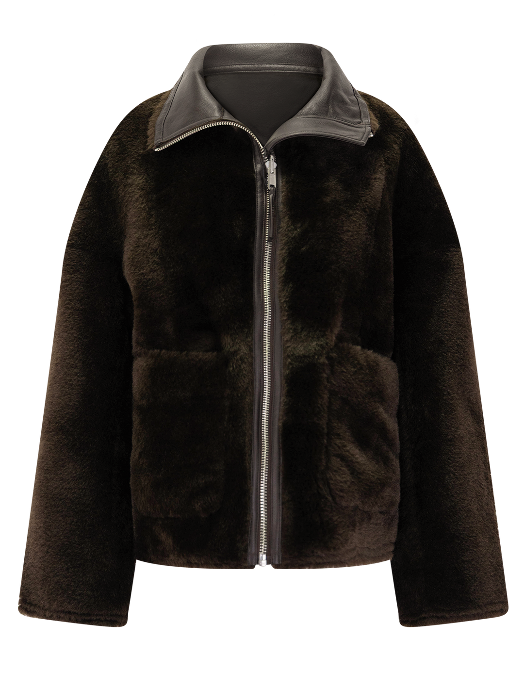 melen faux fur jacket