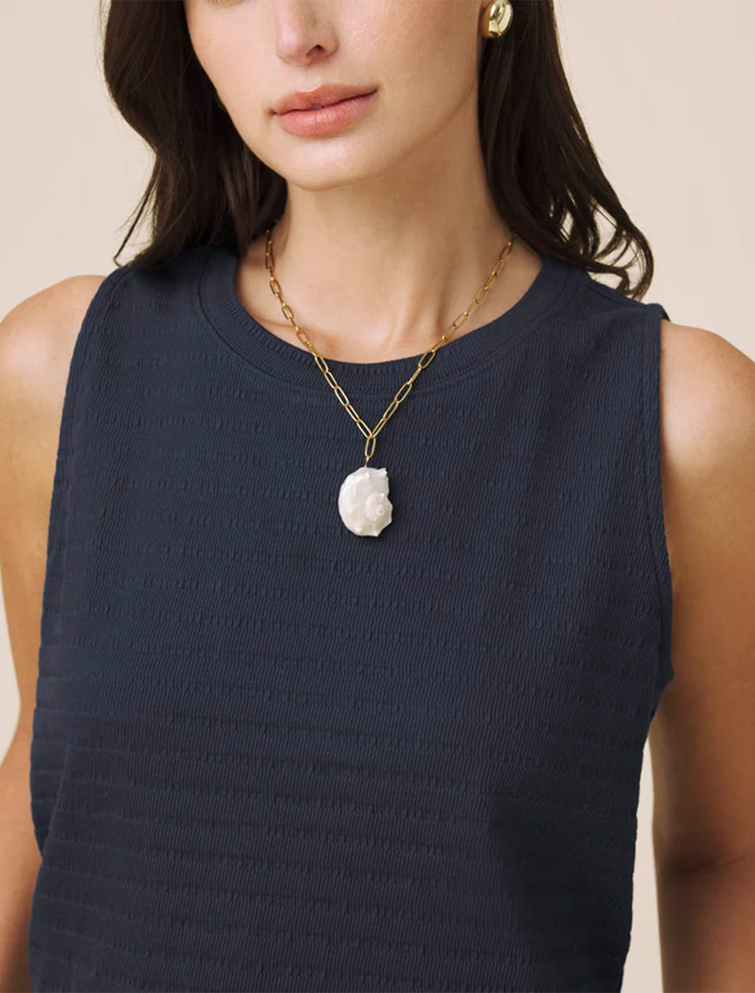 shelly smocked tank