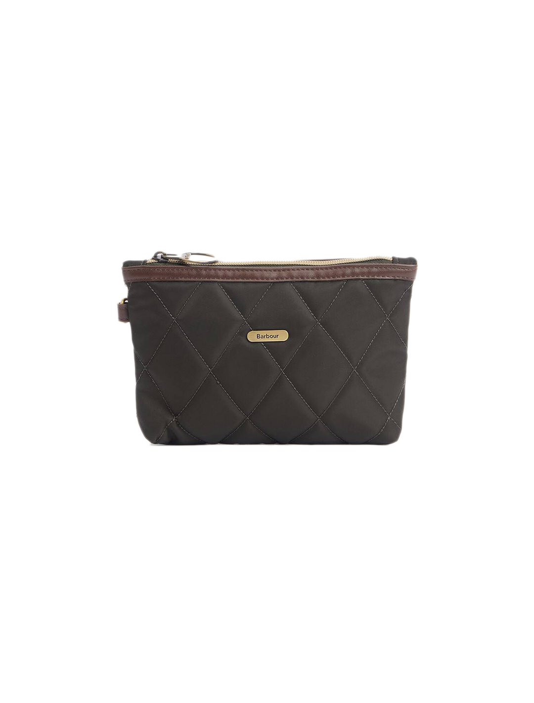 quilted tote bag in olive