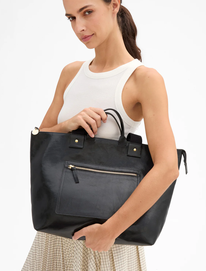 le zip sac in black