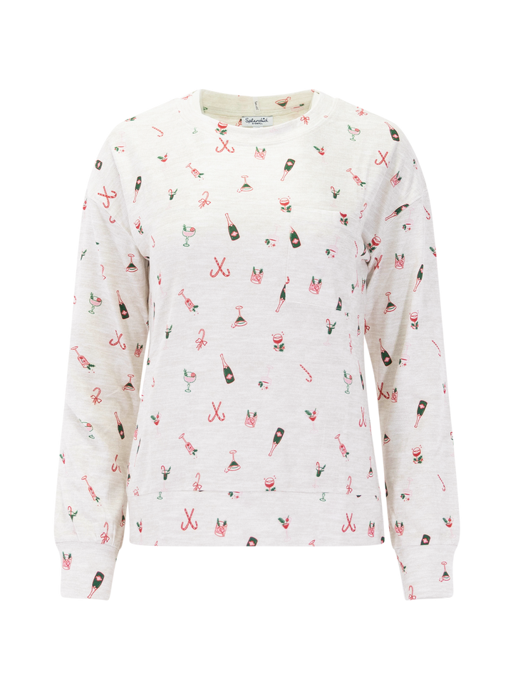 marna xmas cocktail pj set