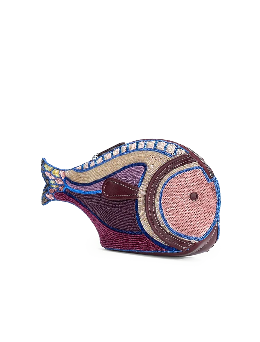 pesce ultraviolet beaded clutch