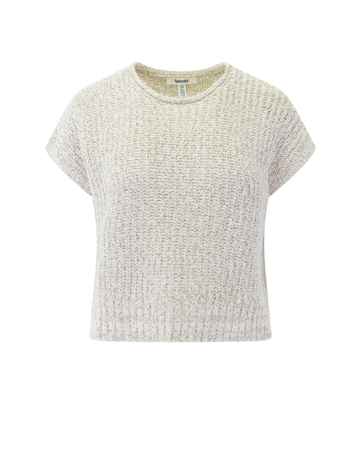 sola sweater in pale oak multi