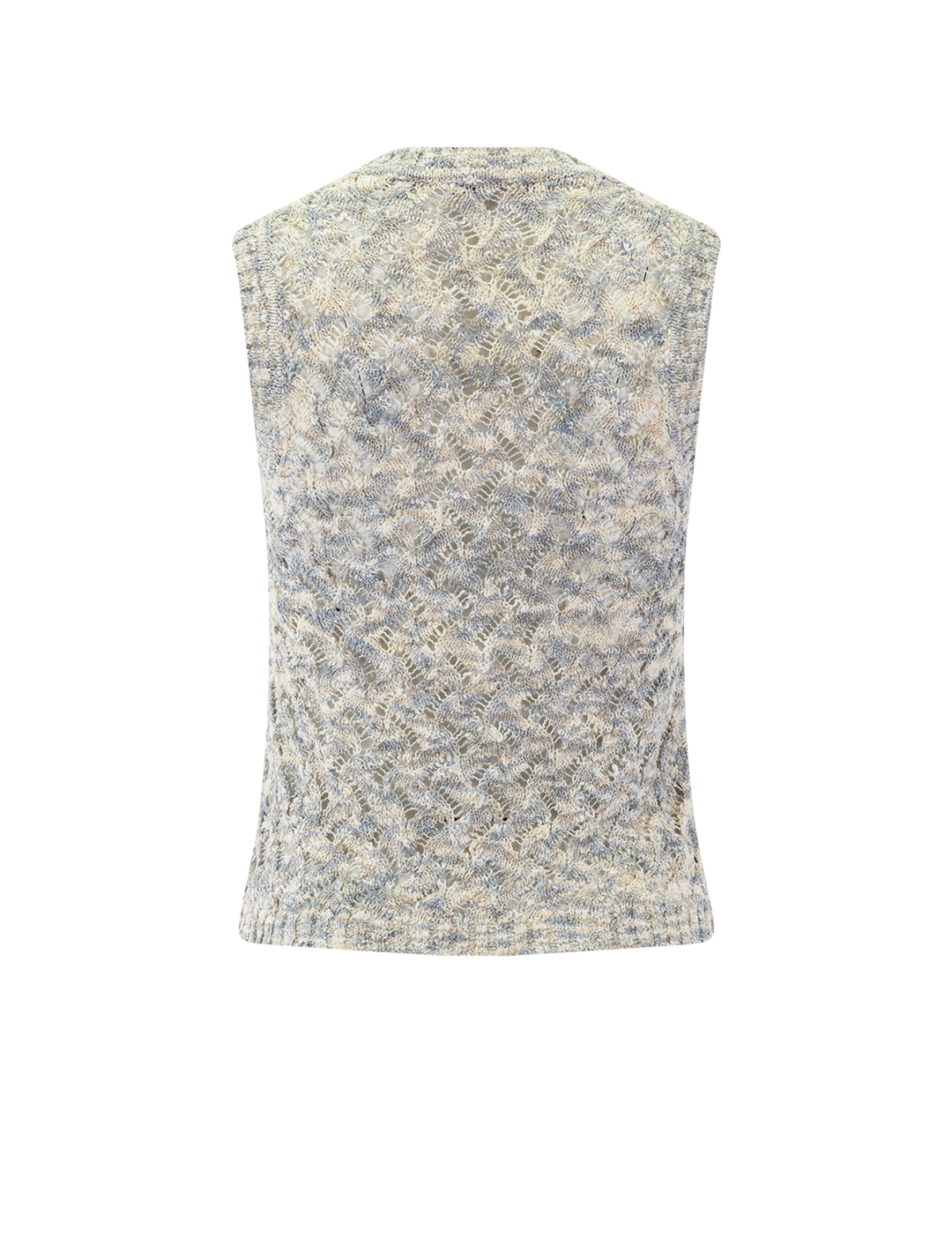 cropped jerrel knit tank in dove multi