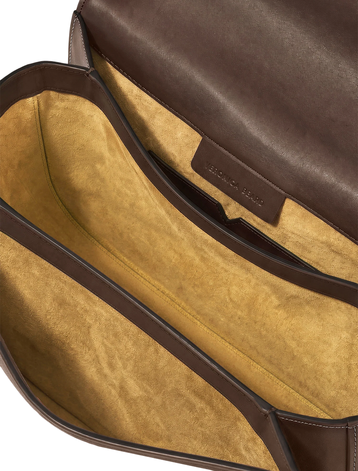 dash saddle bag in whiskey leather