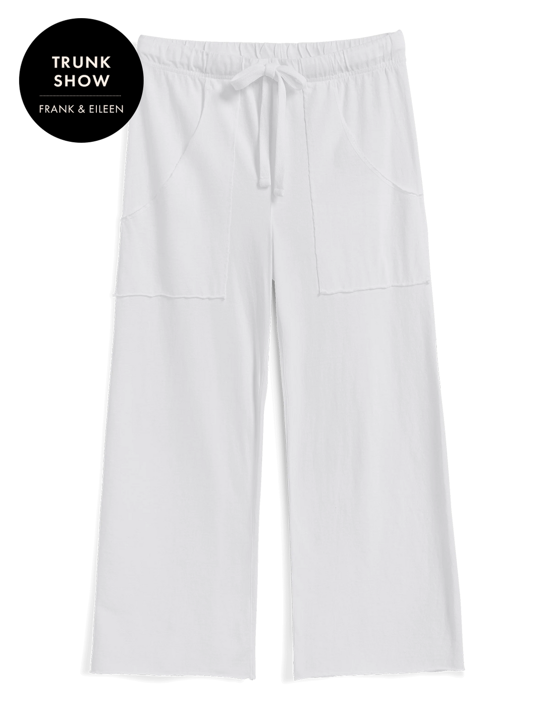 penny patch pocket sweatpant in white