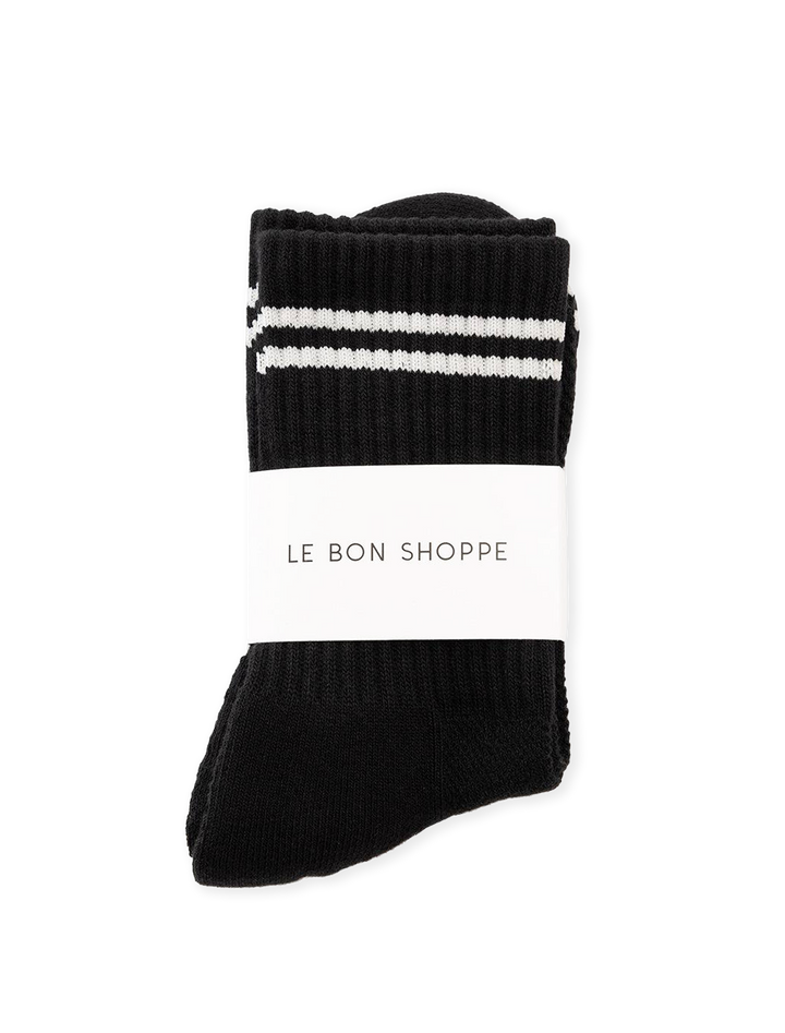 boyfriend socks in noir