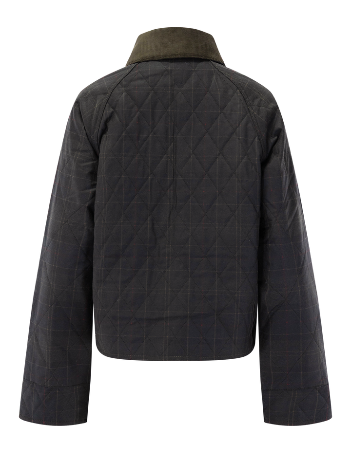 tartan quilted spey wax jacket
