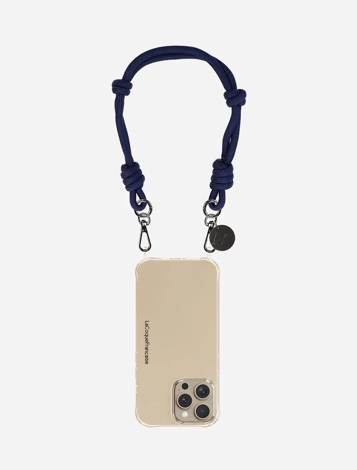 no cord court navy blue strap