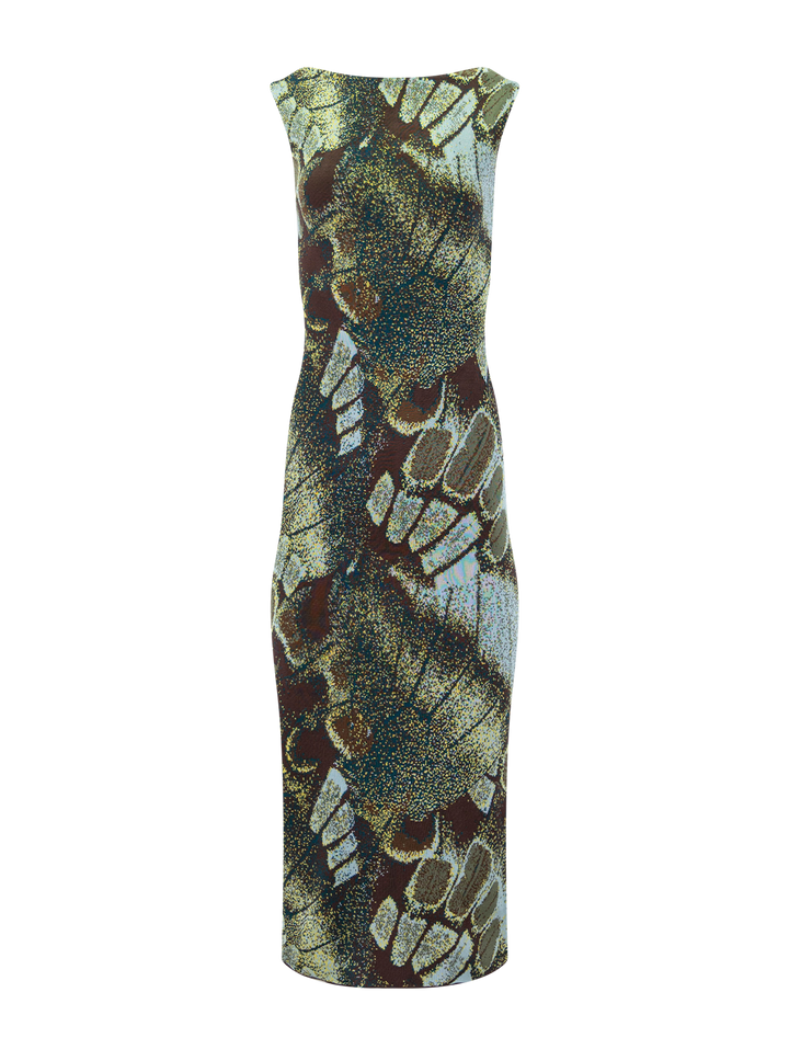 veronica dress in butterfly moss