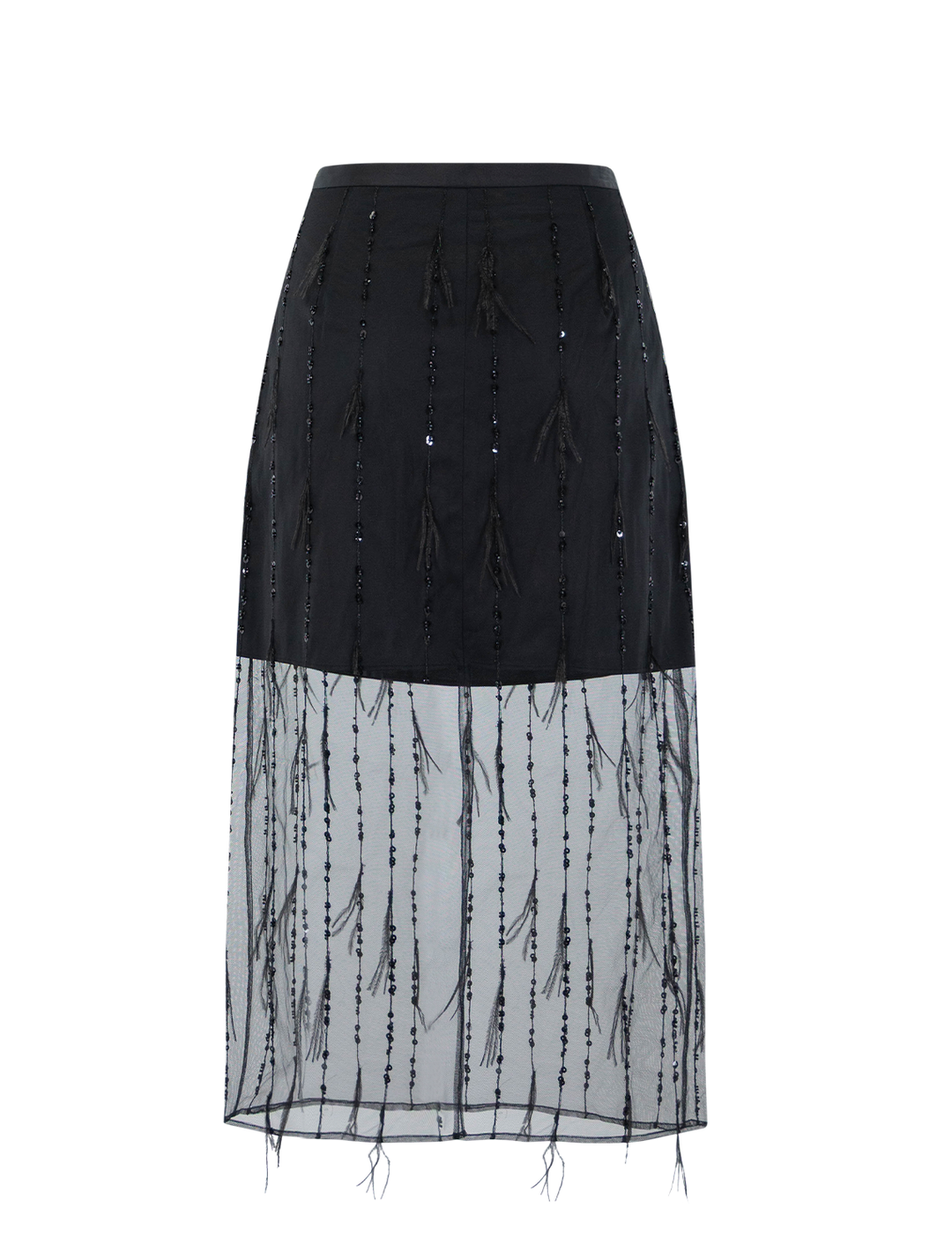 geena skirt in black