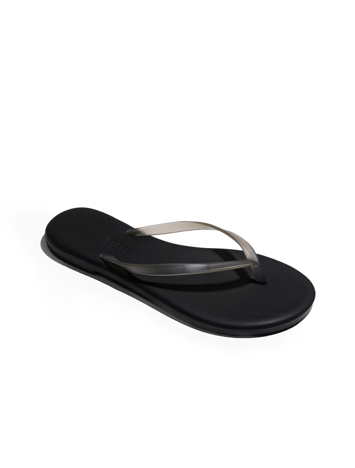 aqua flip flop in onyx