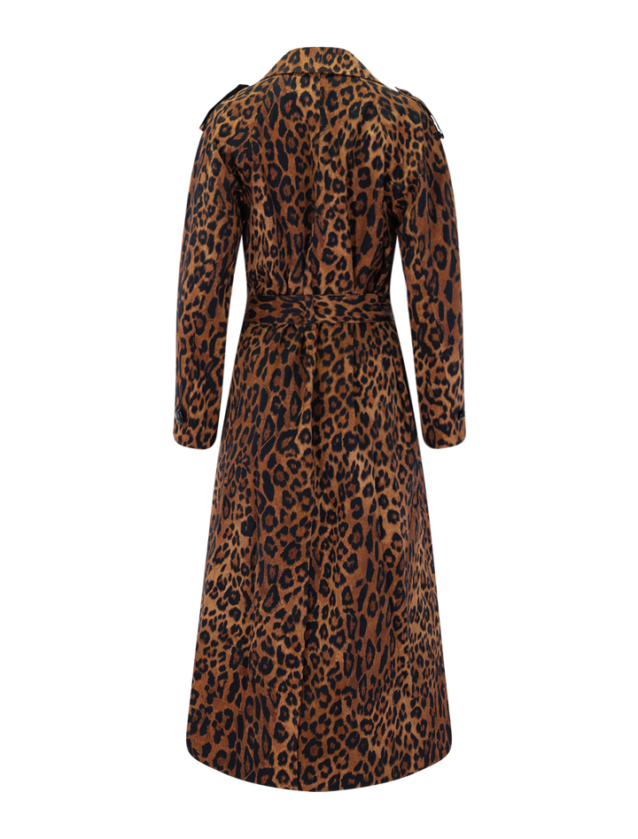 brinley trench in leopard