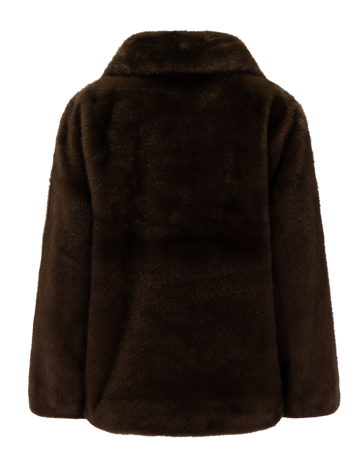 duane st. jacket in dark brown
