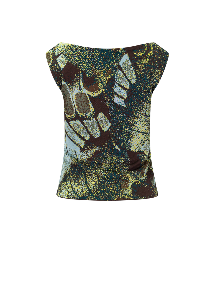 veronica top in butterfly moss