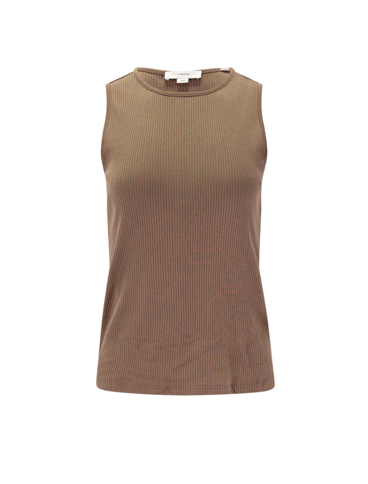 rib shell in taupe