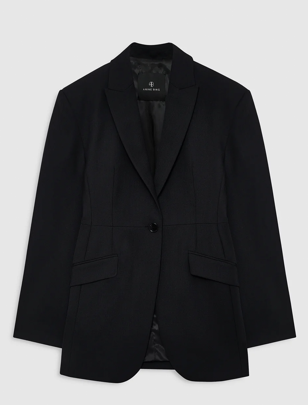 elga blazer in black