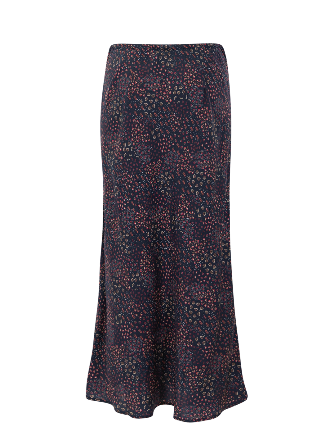 silvia maxi skirt in navy floral