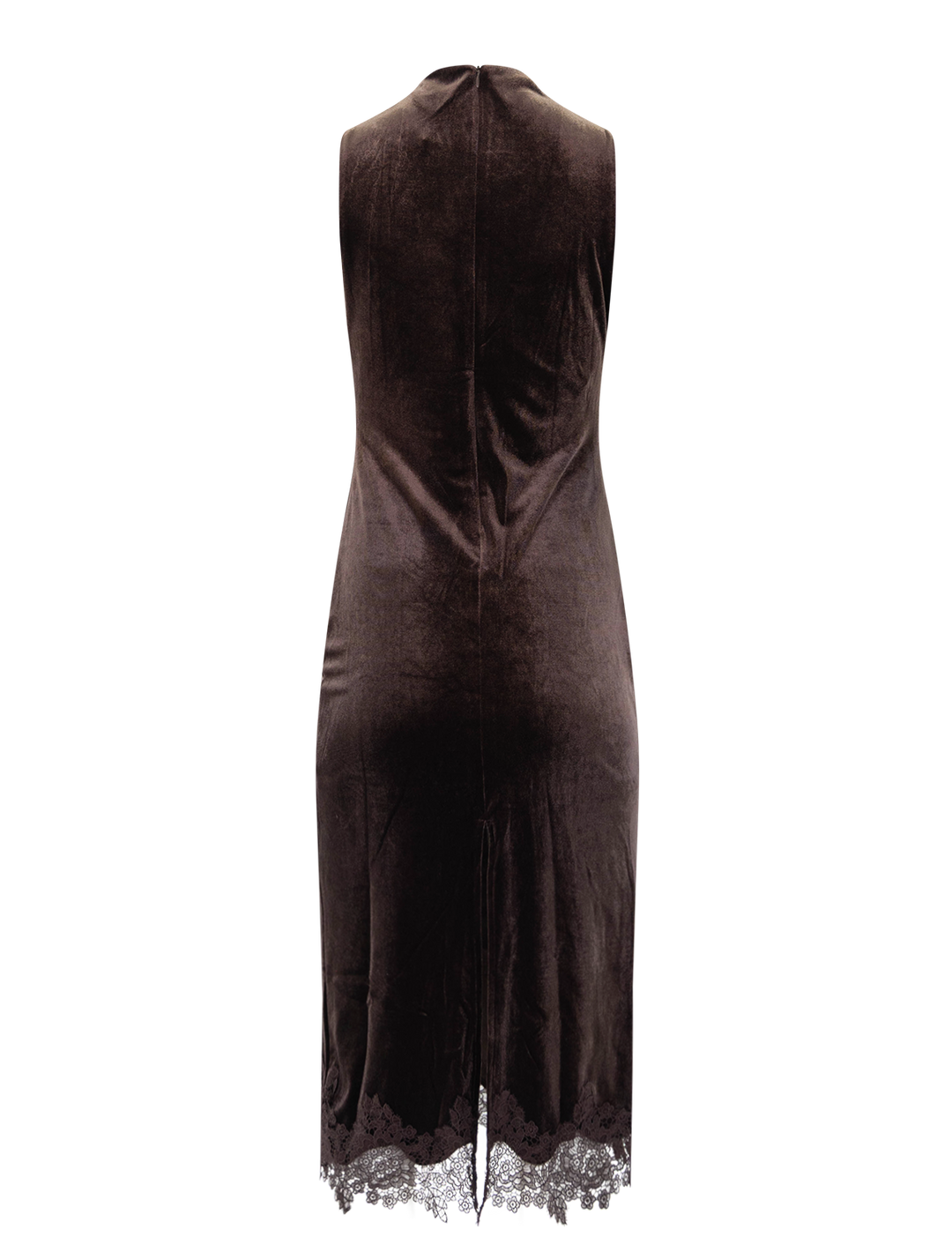 mo dress in dark toffee