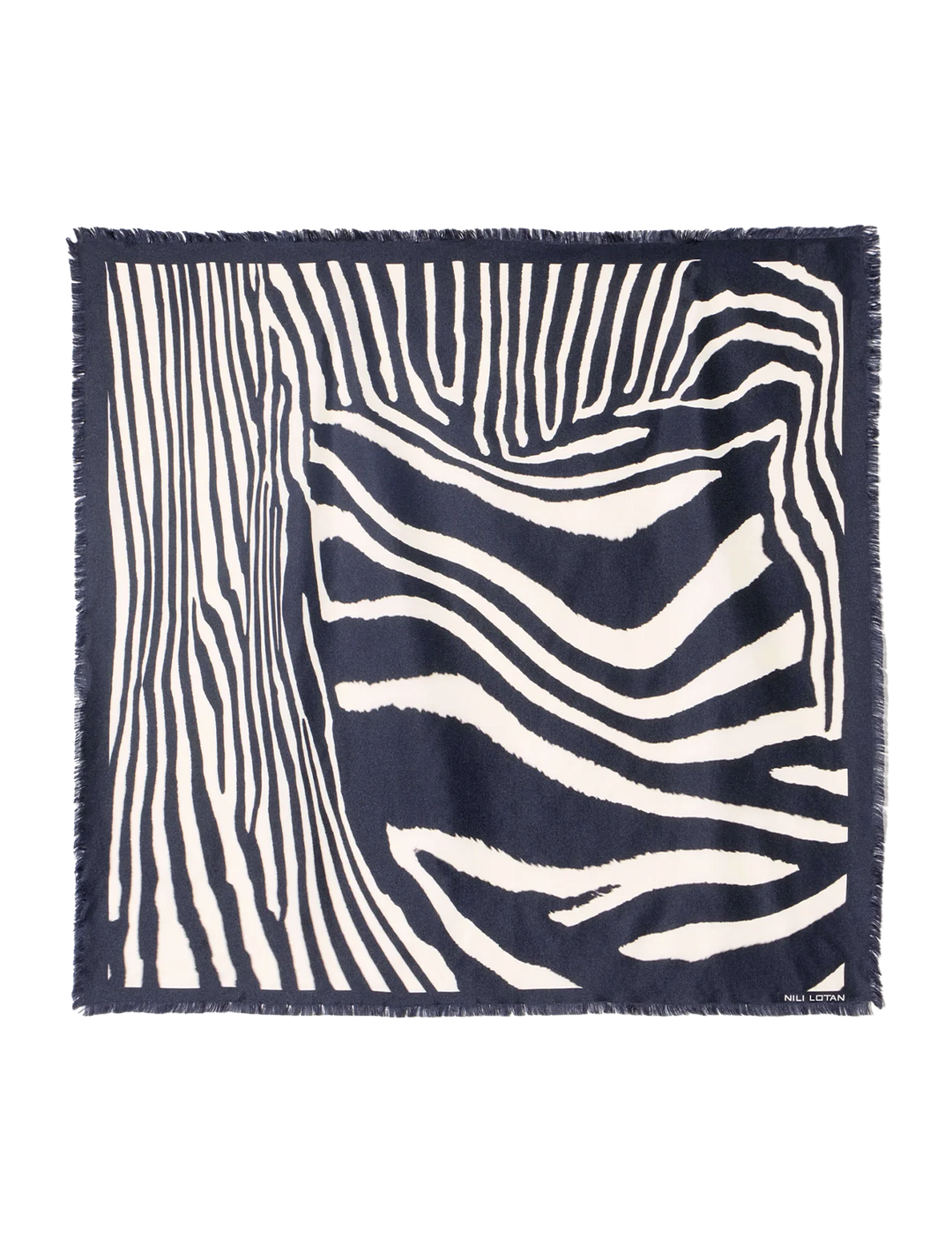 zebra twill scarf