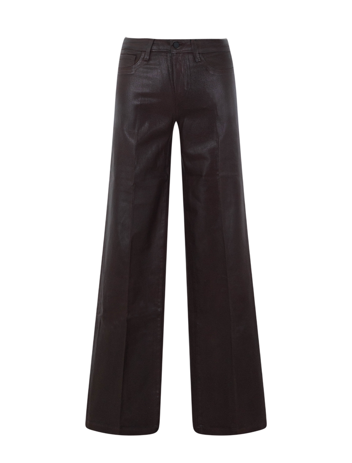 clayton wide leg in dark java coated