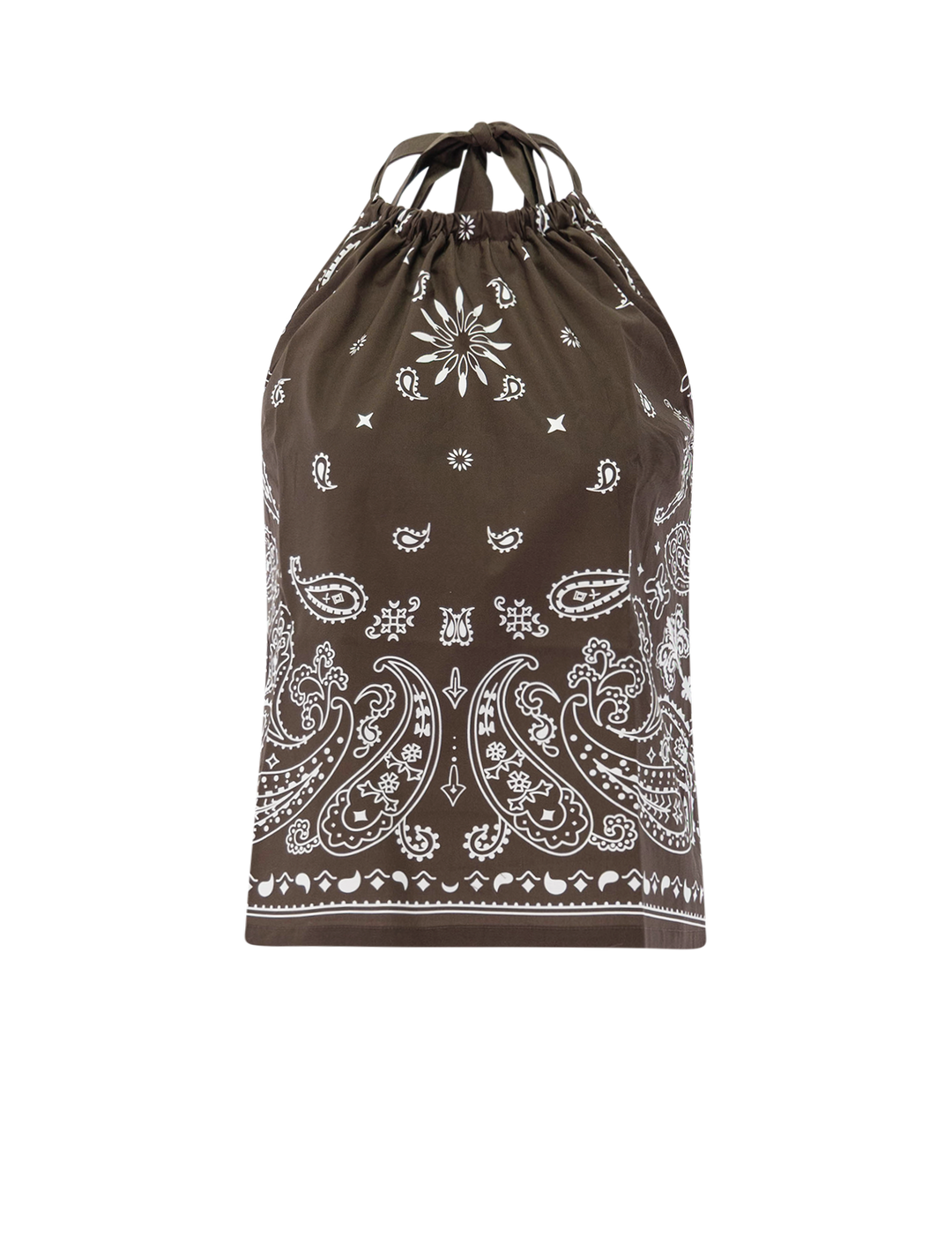 looka tank in chocolate bandana