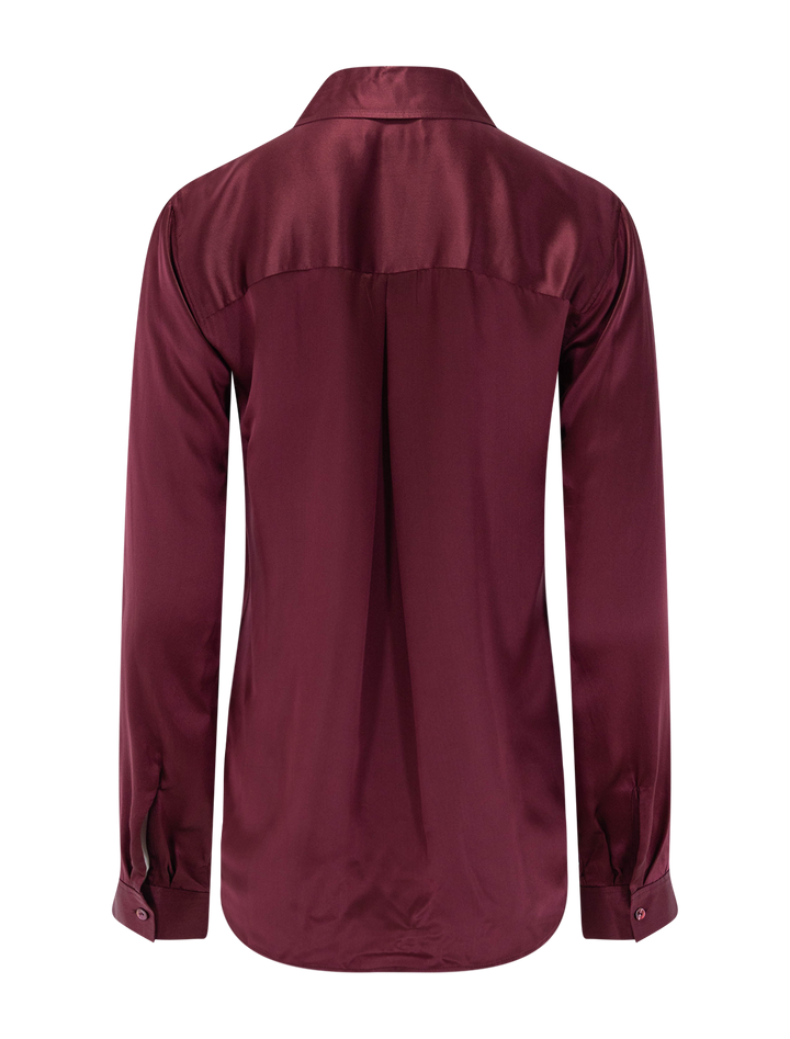 tyler blouse in merlot