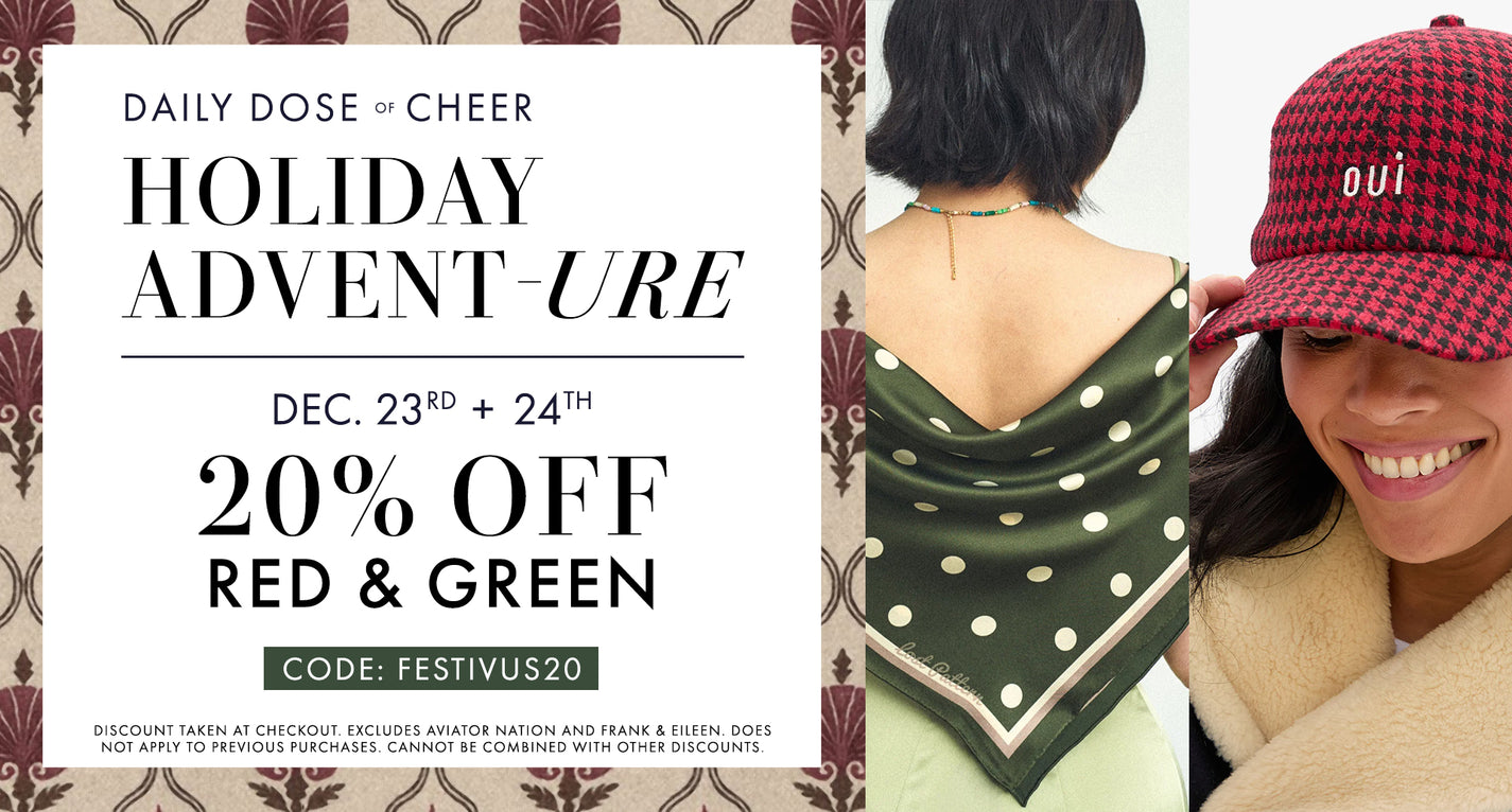20% Off Red & Green