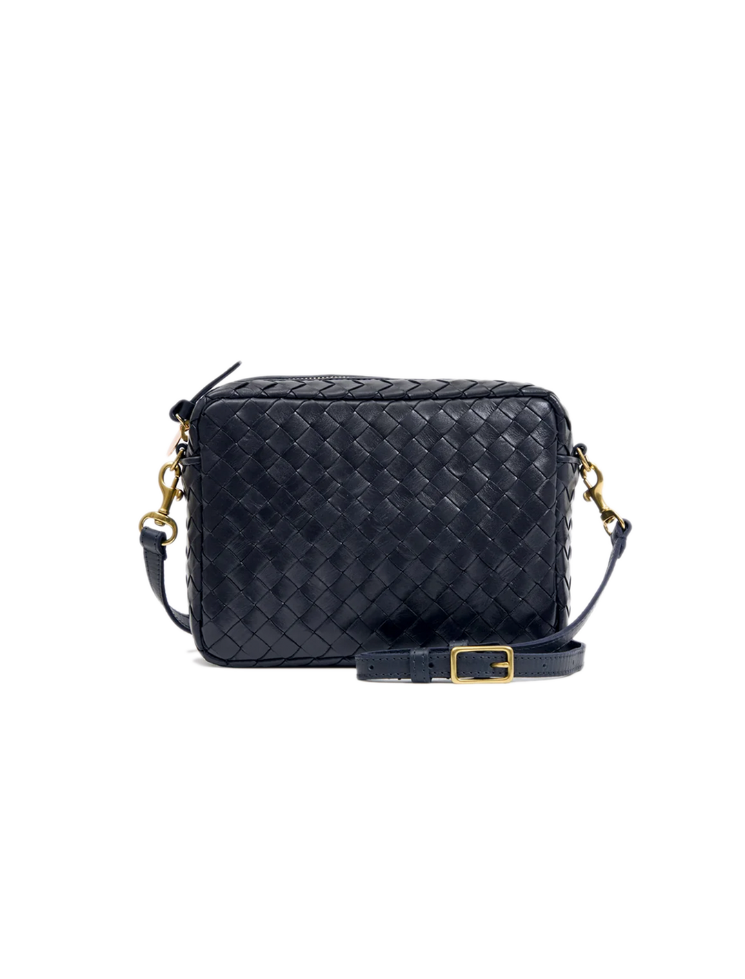 midi sac with pocket in twilight woven