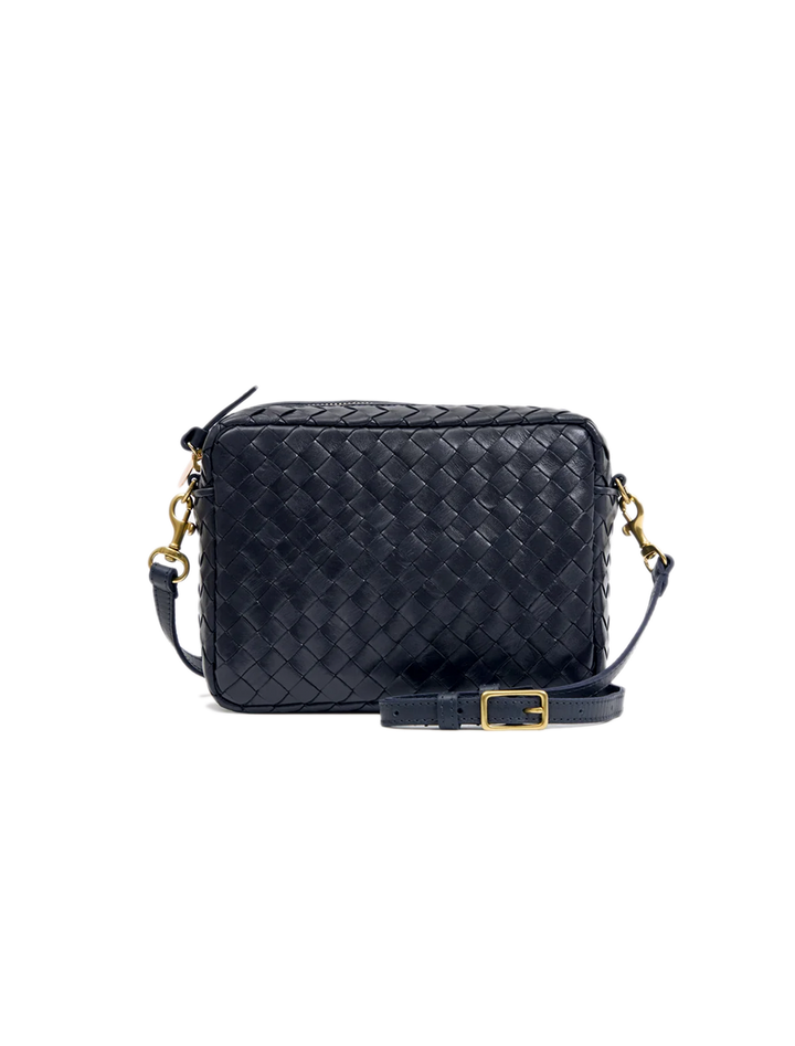 midi sac with pocket in twilight woven