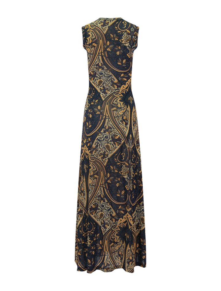 orla dress in twilight paisley