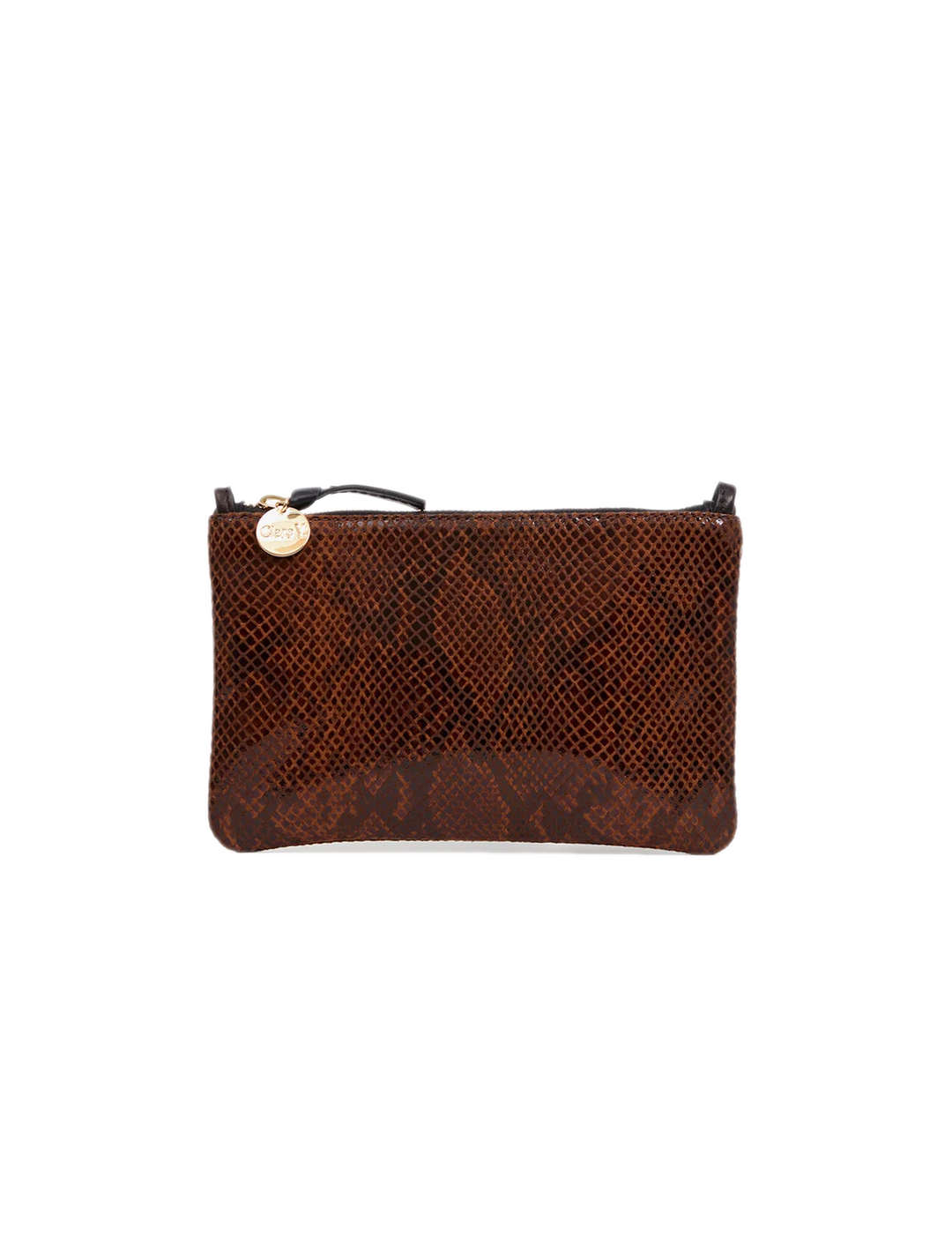 wallet clutch with tabs in pierre python