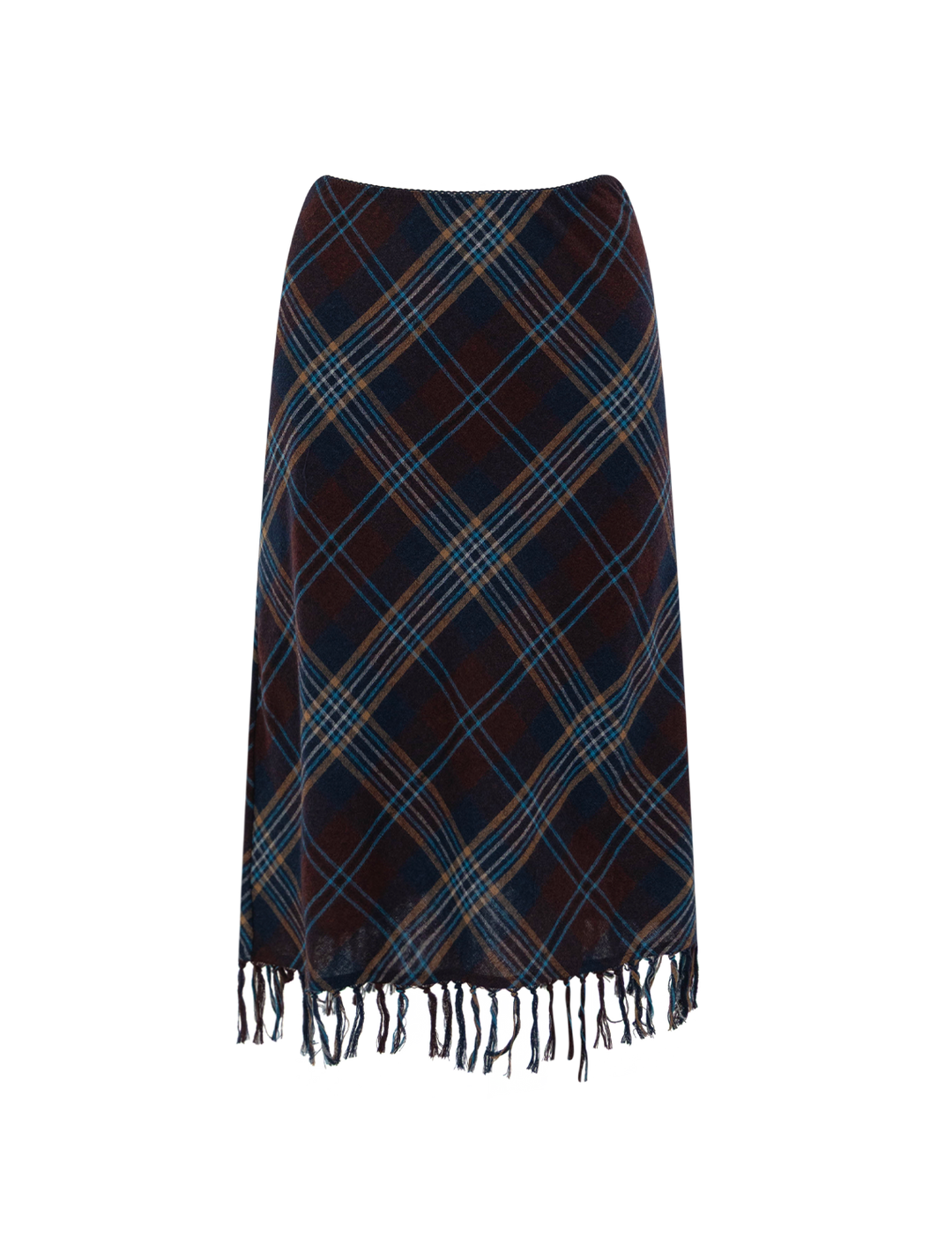 elowette knotted fringe skirt
