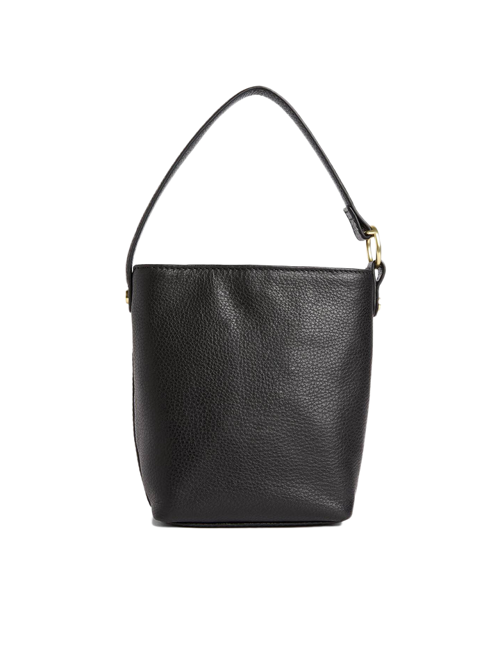 cedar mini bucket bag in black