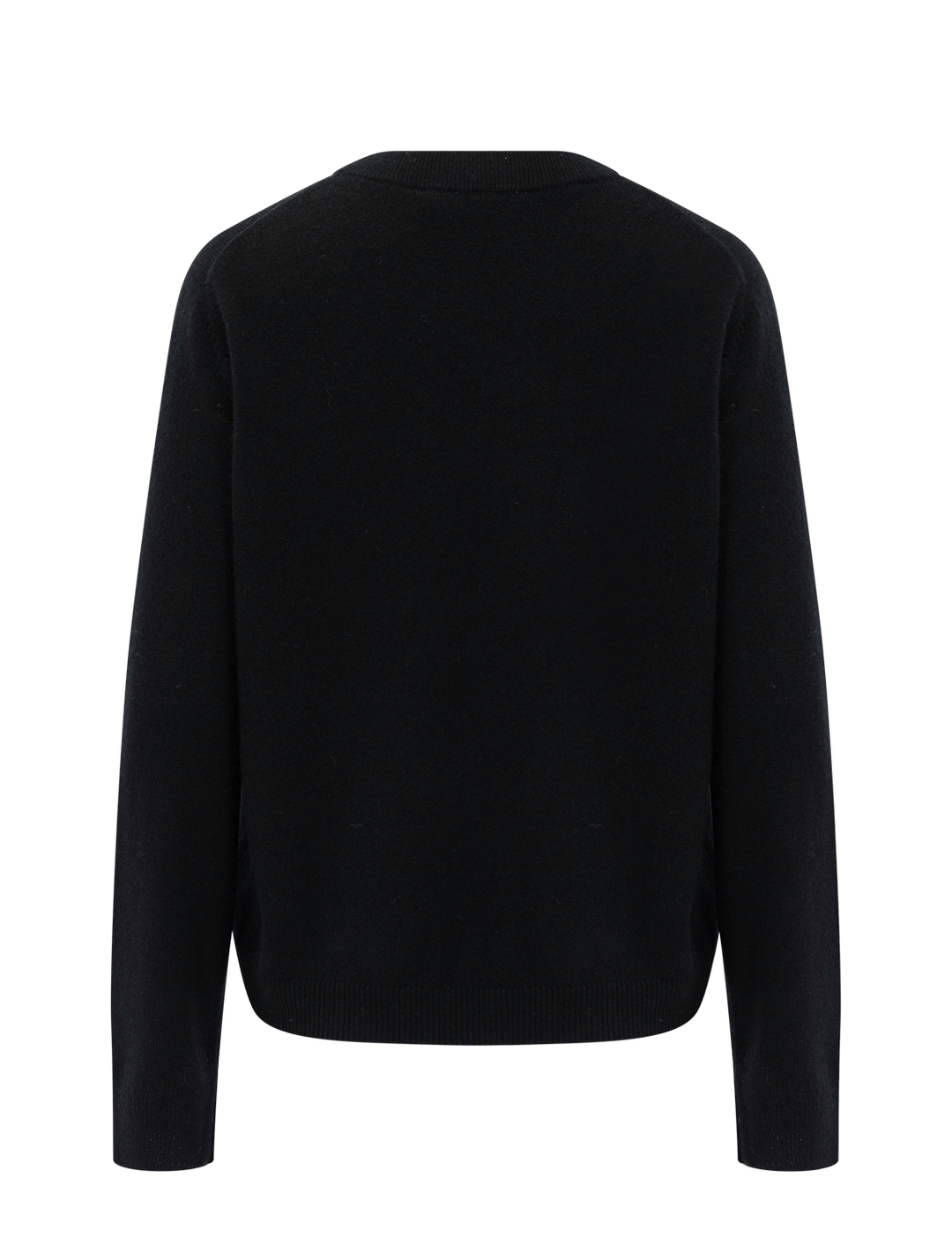 flynn cashmere crewneck sweater in black