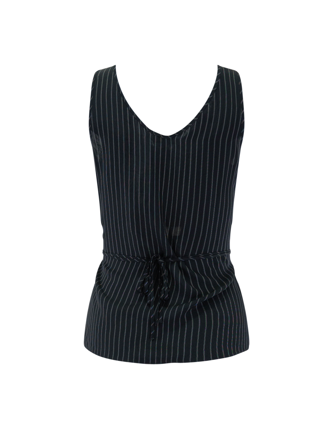 tie easy tank in black stripe