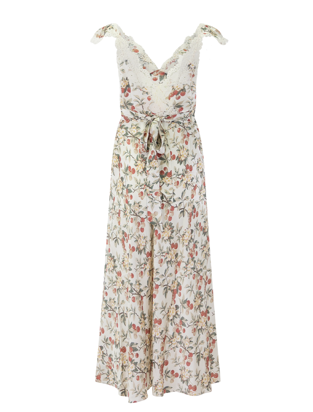 fiona dress in cerise et fleur