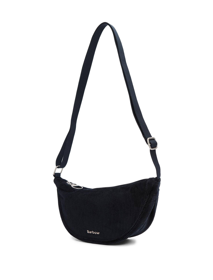mini mia cord sling bag in dark navy