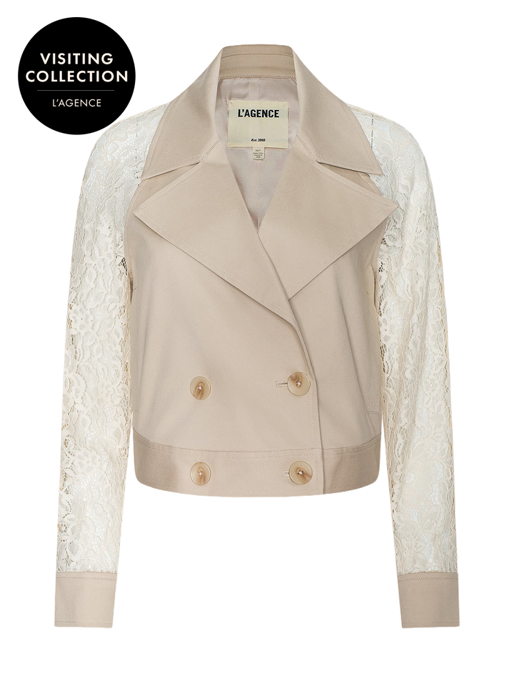 novelle lace trench