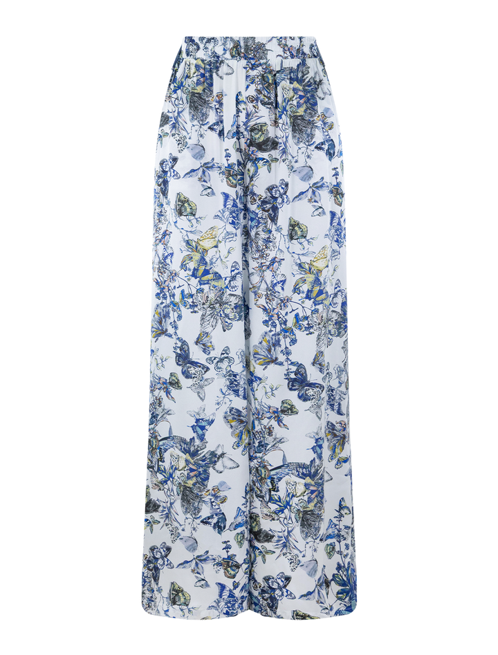 lilian pant in watercolor butterfly print