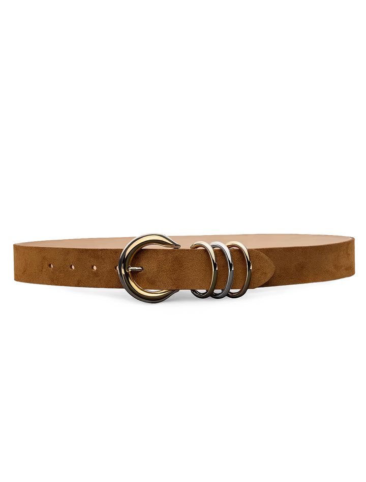 tobar leather belt in cognac